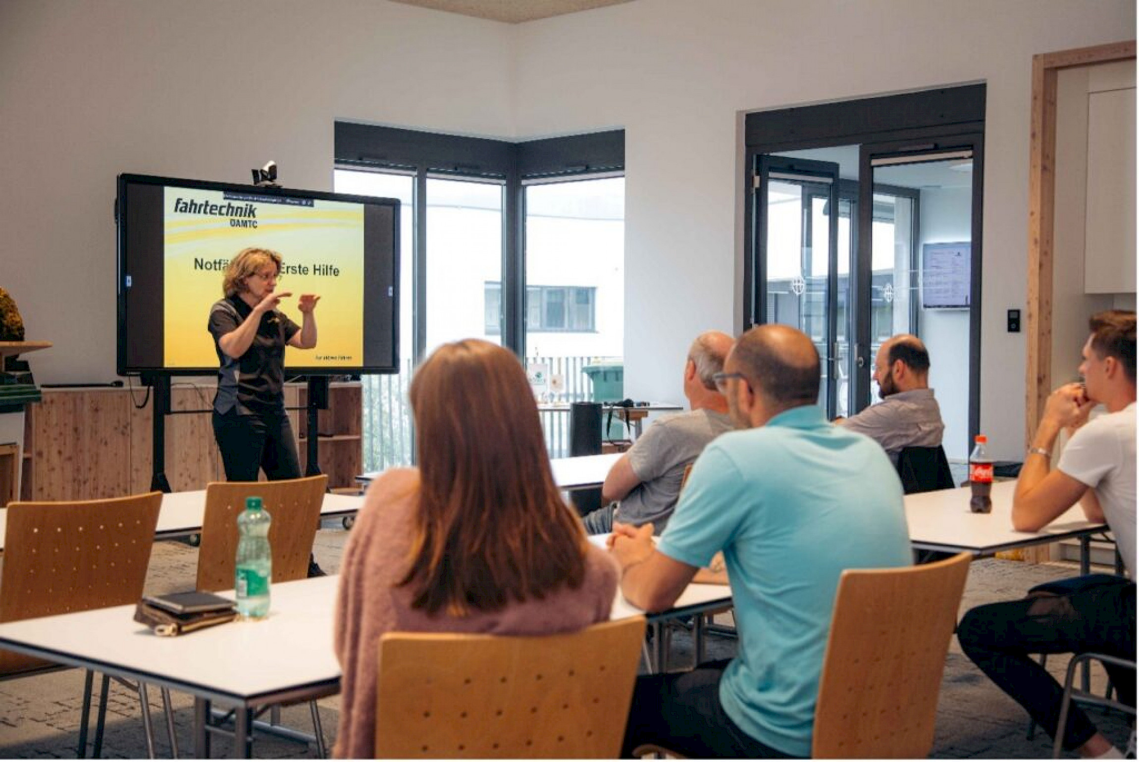 Bei der C95-Weiterbildung werden LKW-Fahrer in den Bereichen Ladungssicherheit, Gesetze und Vorschriften sowie Fahrsicherheit geschult.