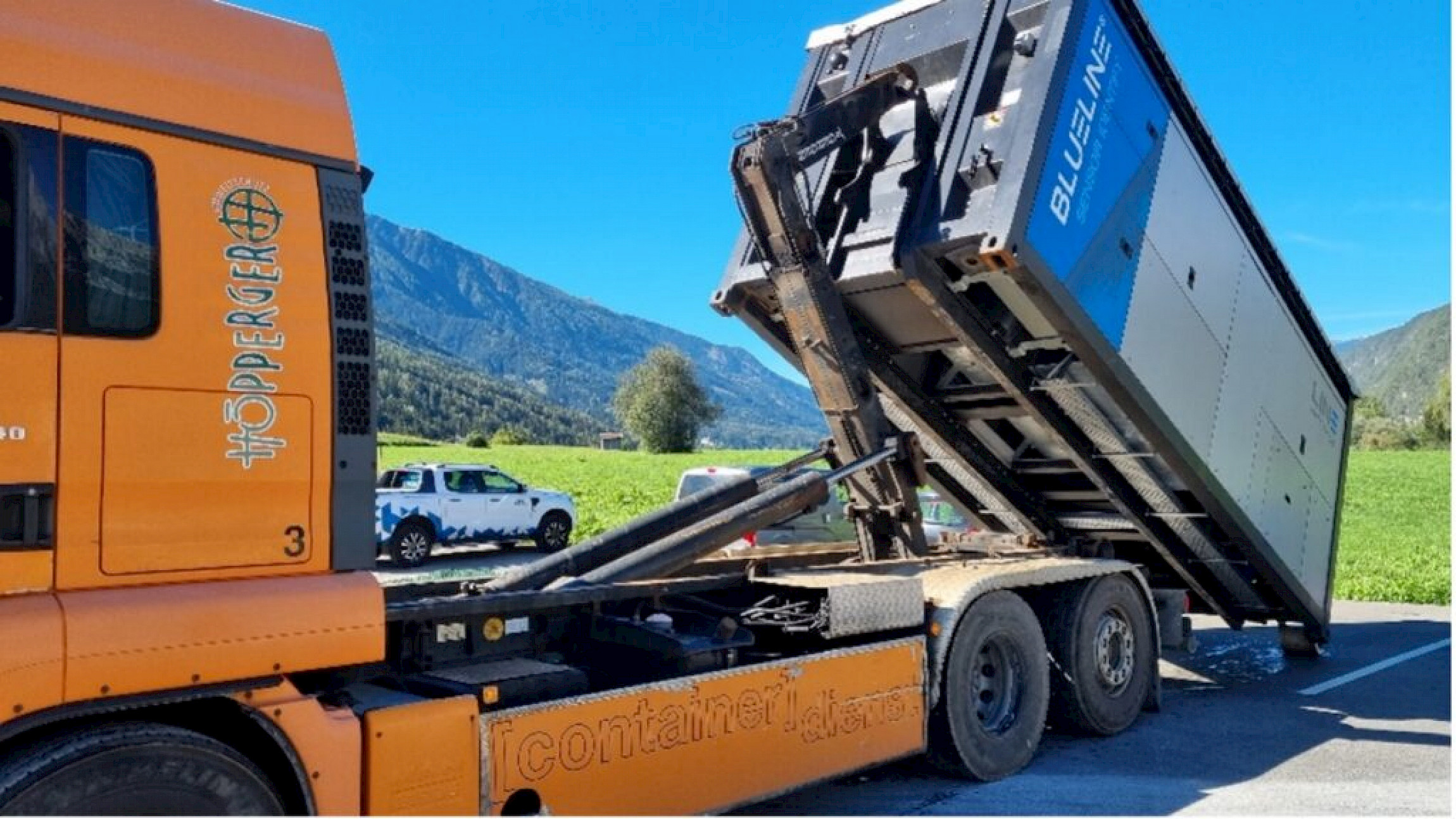 Höpperger testete die BLUELINE Container von Linetechnology.