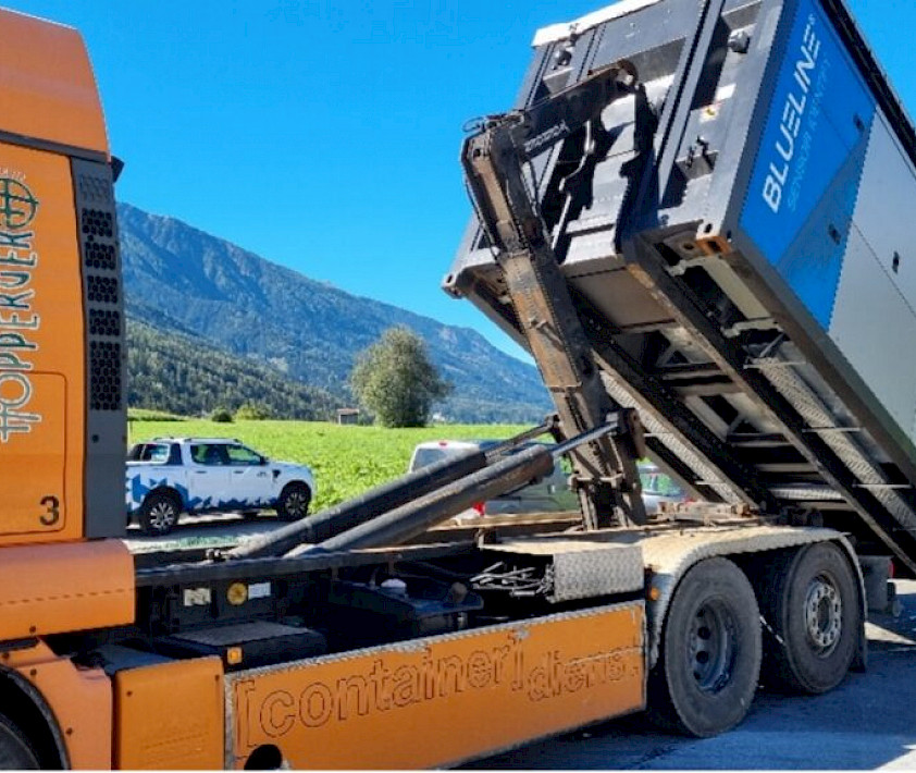 Höpperger testete die BLUELINE Container von Linetechnology.